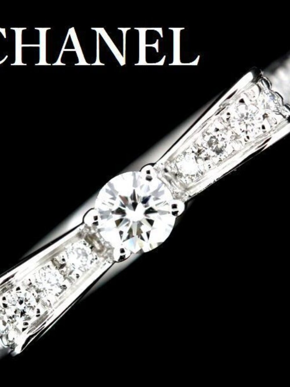 Chanel Diamond Ring Ribbon de 45